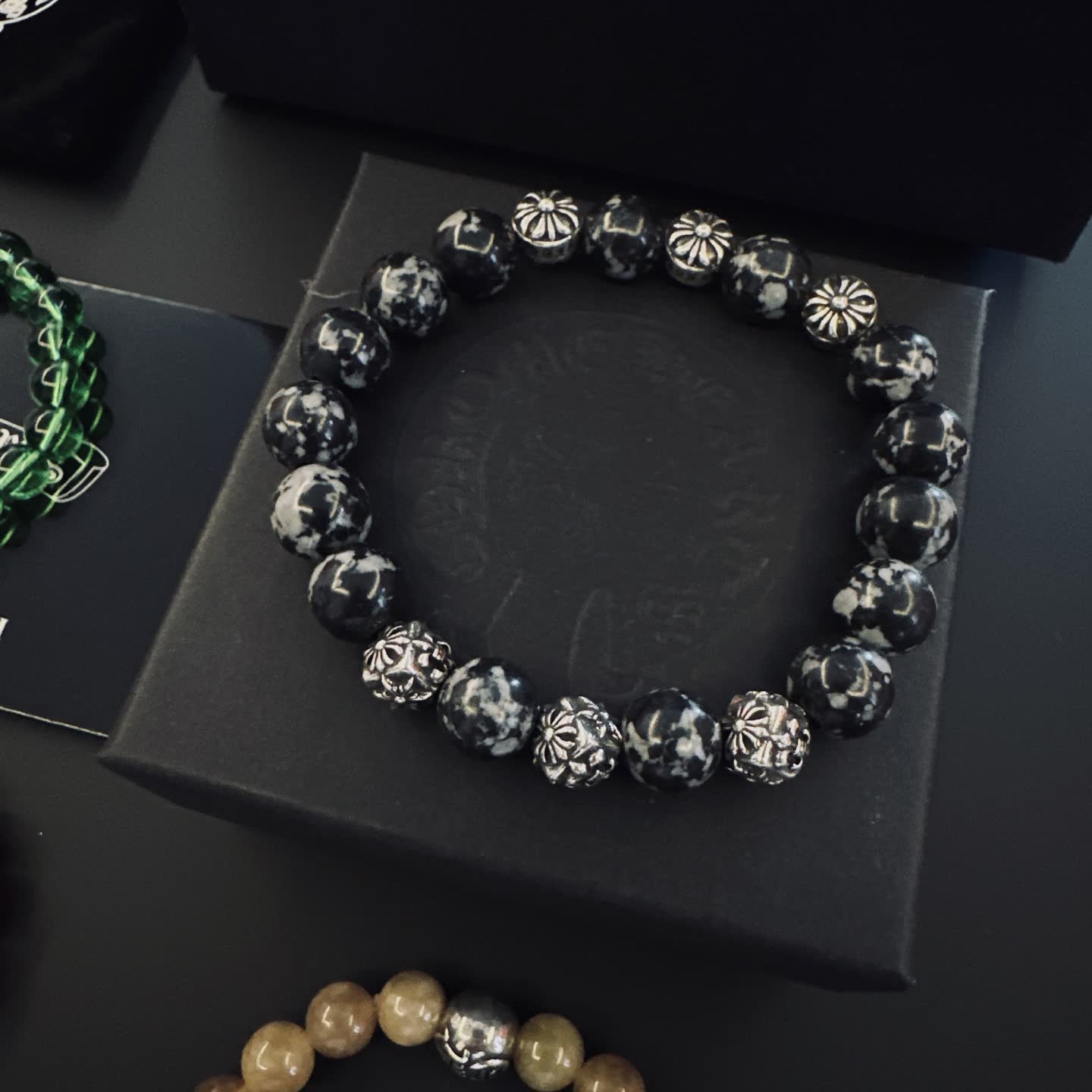 Chrome Hearts Beaded Bracelet Set